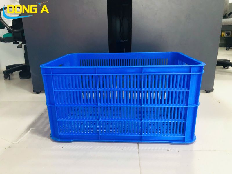 Thùng nhựa 6 sóng hở 3T1 đựng rau củ quả trong nông nghiệp