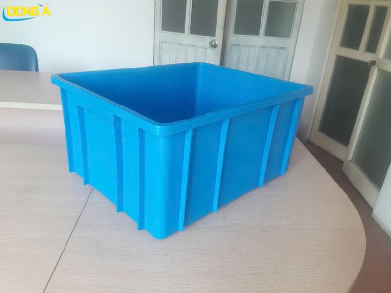 Thùng nhựa đặc B10 - Sóng nhựa kín siêu bền