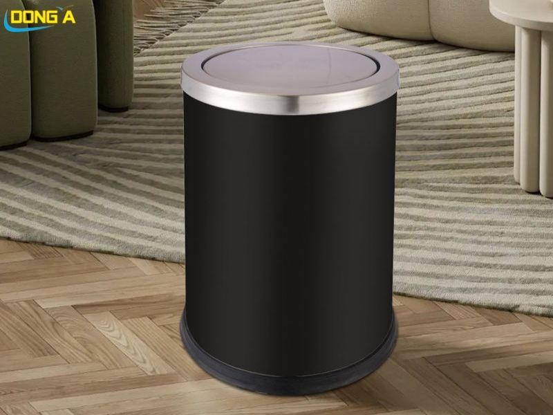 Thùng rác inox nắp lật A36-H nhập khẩu cao cấp