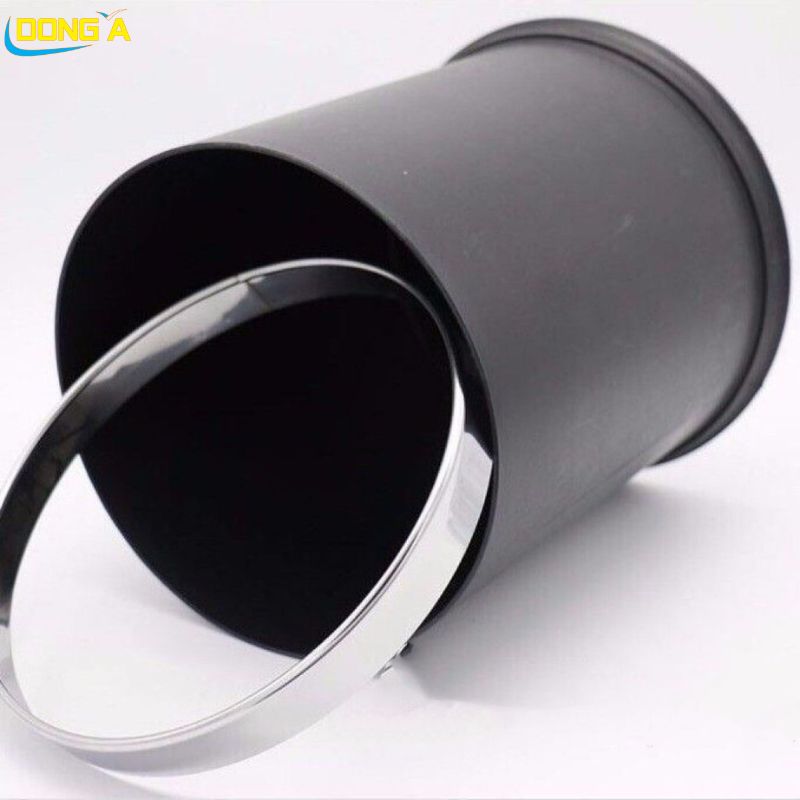 Miệng thùng tròn 2 lớp bọc viền sáng bóng