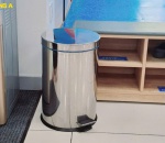 Thùng rác inox đạp chân 20L