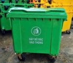 Thùng Rác Nhựa 1100 Lít