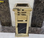 Thùng rác đá có gạt tàn A15