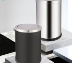 Thùng Rác Inox Nắp Lật A36-H