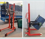 Xe nâng quay đổ phuy 350kg