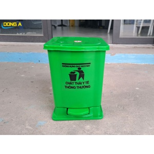 Thùng rác y tế đạp chân 10 lít