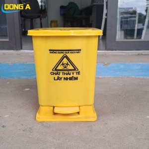 Thùng rác y tế đạp chân 10 lít