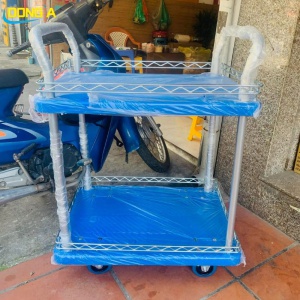 Xe đẩy hàng 2 tầng 300kg