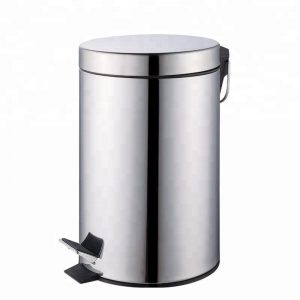 Thùng rác inox đạp chân 12L