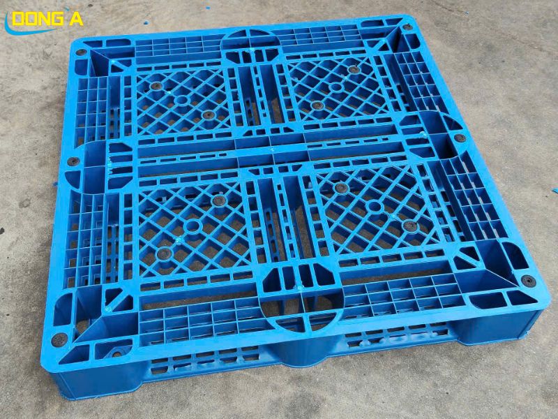Pallet nhựa liền khối 1100x1100x150mm (PL1150-2)