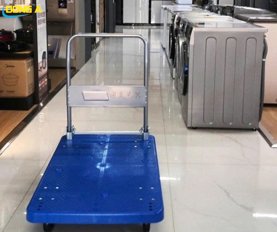 Xe đẩy hàng 4 bánh tay gấp gọn 200kg - Ảnh 2
