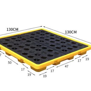 Pallet chống tràn hóa chất 1300x1300x150mm
