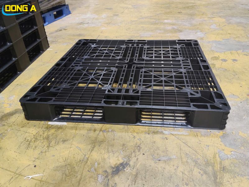 Pallet Nhựa Liền Khối 1100x1100x125mm (PL1125-3) - Ảnh 2