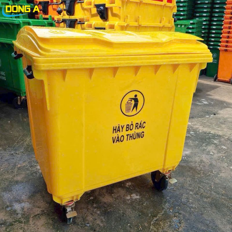Thùng Rác Nhựa 1100 Lít - Ảnh 2