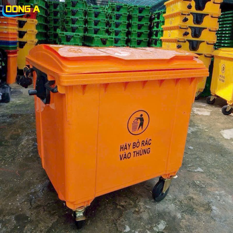 Thùng Rác Nhựa 1100 Lít - Ảnh 3