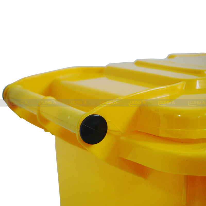 Thùng rác 60 lít vàng - Ảnh 3
