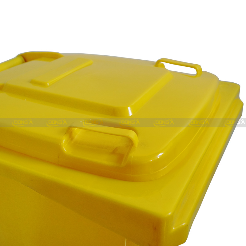 Thùng rác 60 lít vàng - Ảnh 5