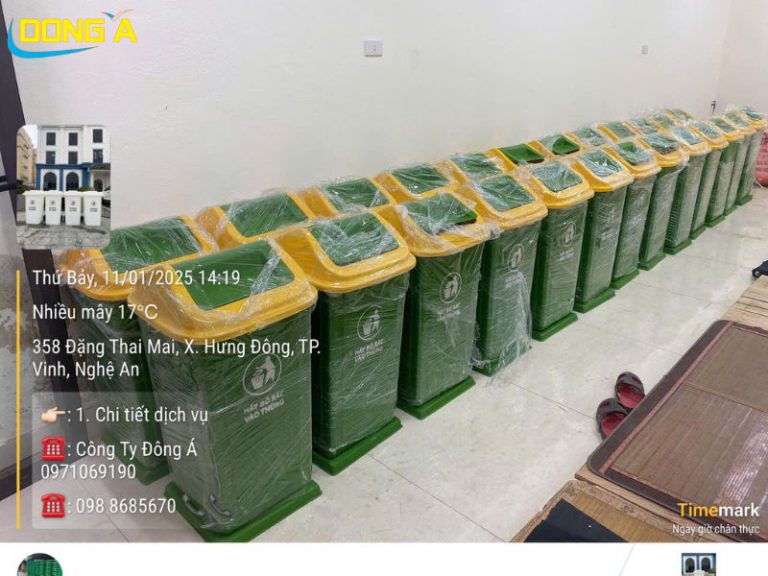 Thùng Rác Nhựa Composite Giá Tốt Tại Nghệ An, Hà Tĩnh, Thanh Hóa, Quảng Bình