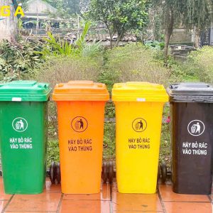 Thùng rác nhựa 120 lít