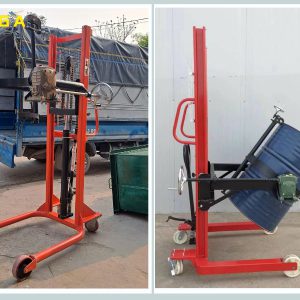 Xe nâng quay đổ phuy 350kg