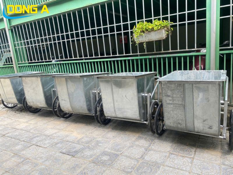 Bố trí thùng rác ở nhà máy
